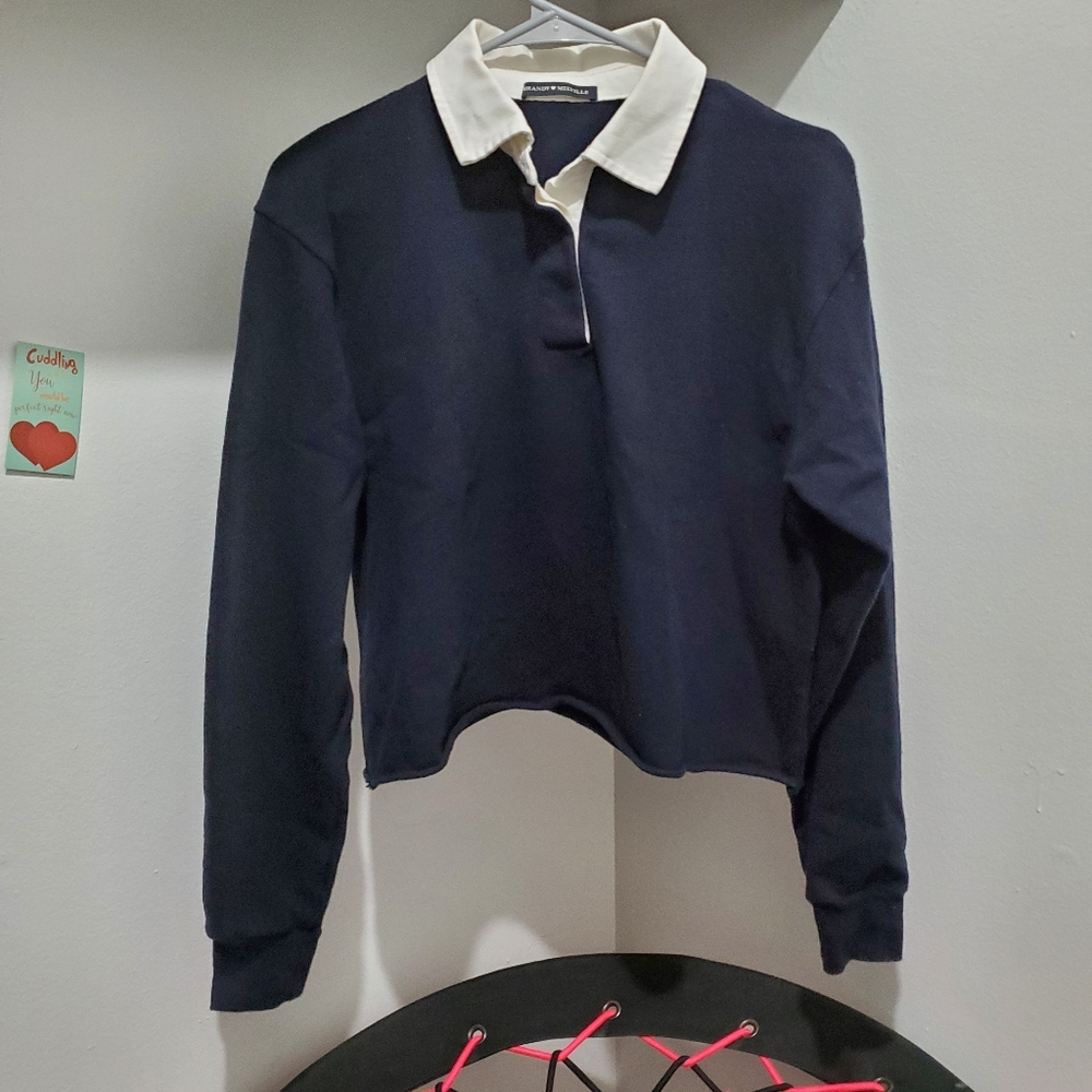 Brandy collared long sleeve